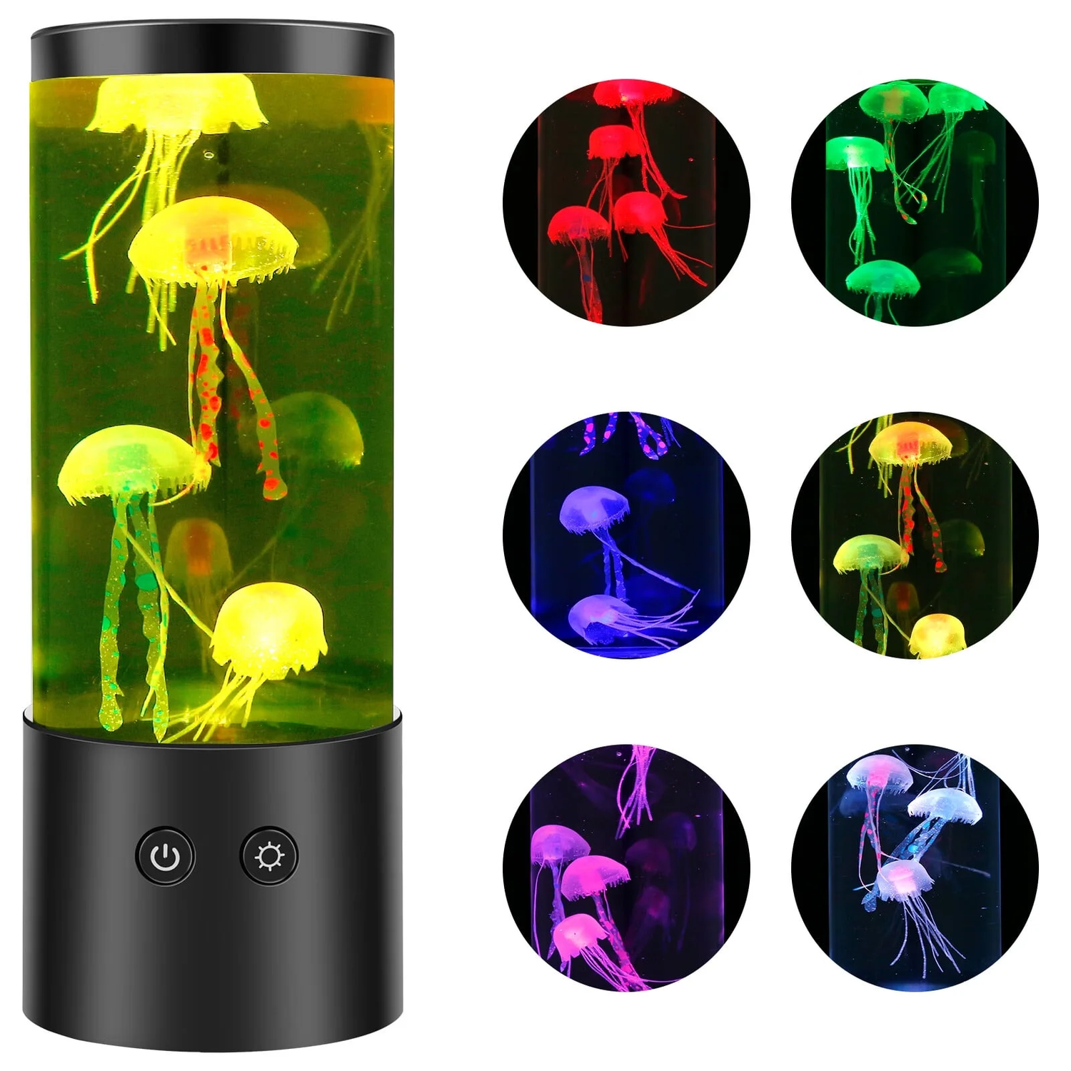 Transform Your Space with the Mesmerizing LED Jellyfish Lamp - Color-Changing Night Light for a Soothing Atmosphere