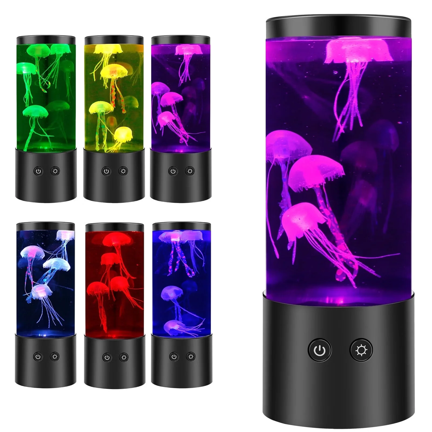 Transform Your Space with the Mesmerizing LED Jellyfish Lamp - Color-Changing Night Light for a Soothing Atmosphere